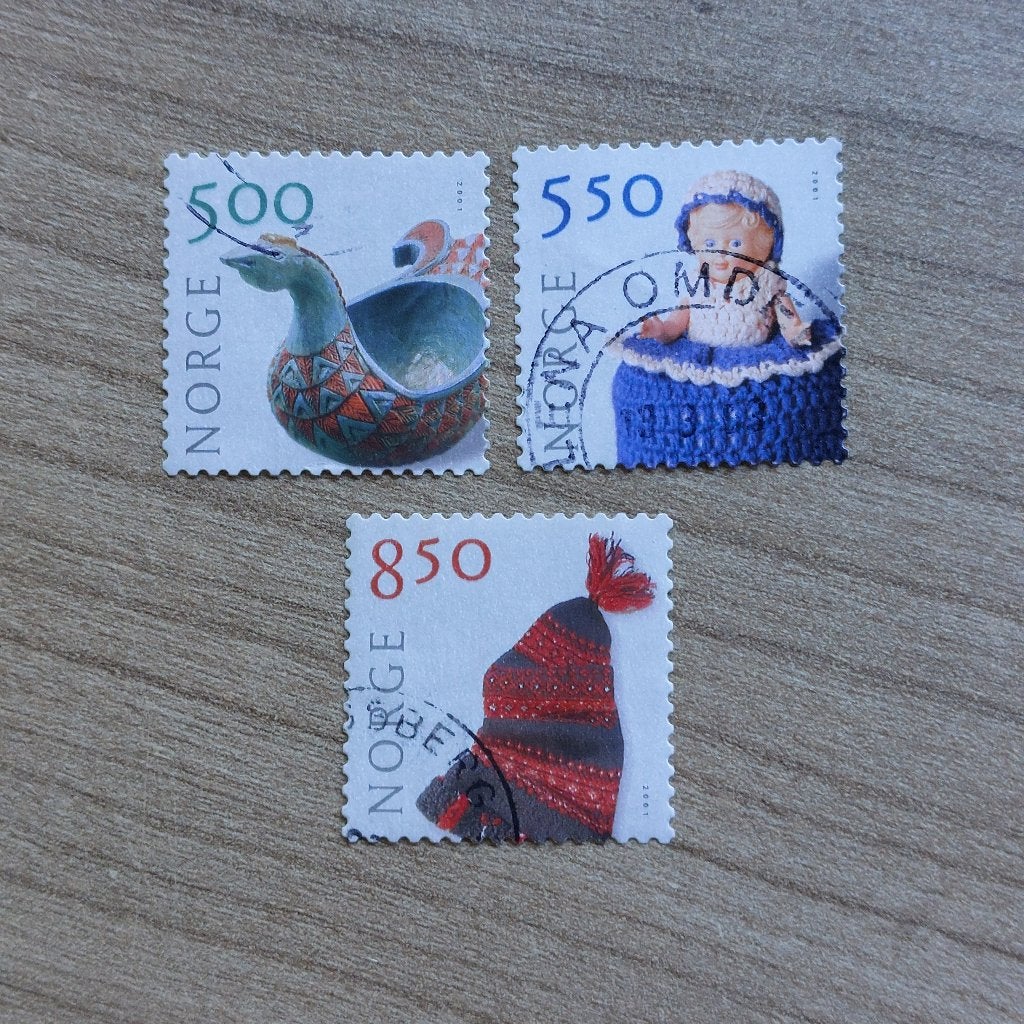 Noorwegen  Mi 1389 - 1391, Ophalen of Verzenden, Noorwegen, Gestempeld