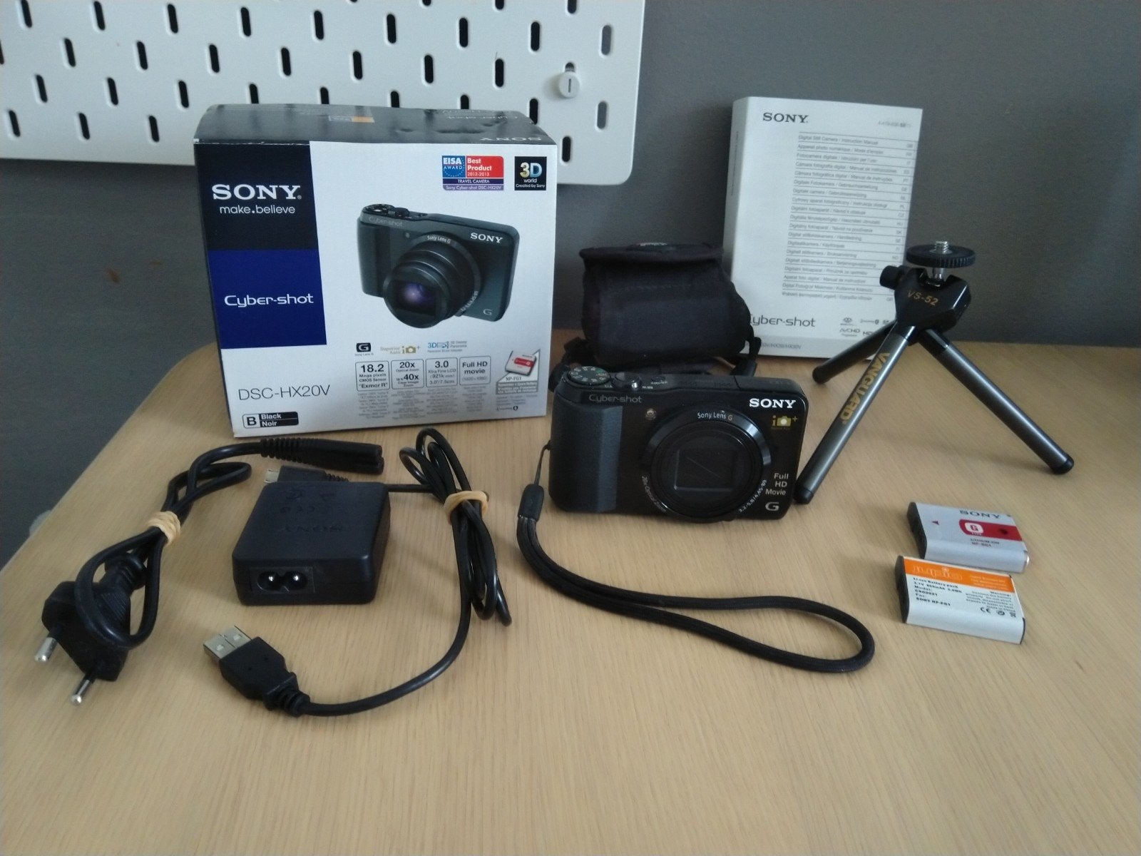 Sony Cyber-shot DSC-HX20V Compactcamera met accessoires, Audio, Tv en Foto, Accu, 18 megapixels, Ophalen of Verzenden, Zo goed als nieuw