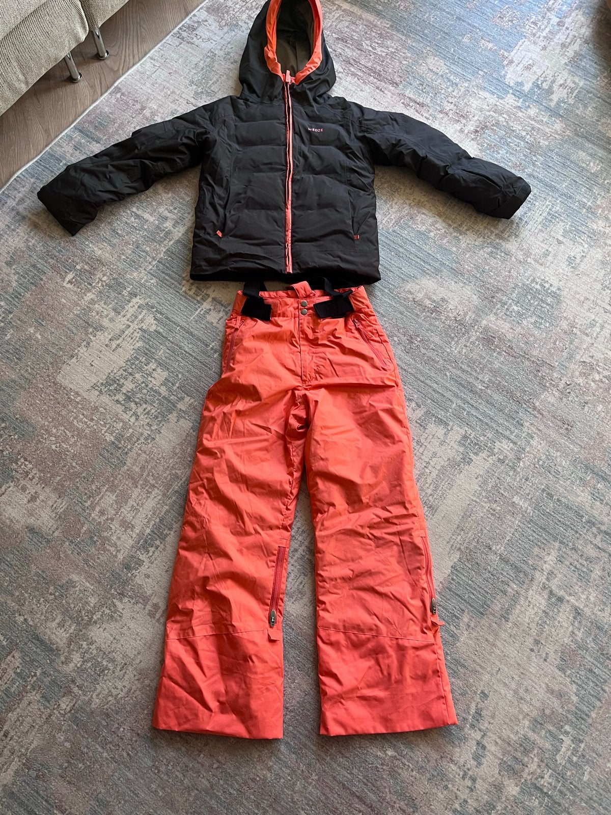 Ski-jas en skibroek Decathlon Piste 500/580 - Maat 12 jaar, Ophalen of Verzenden, Zo goed als nieuw, Maat 34 (XS) of kleiner, Pak