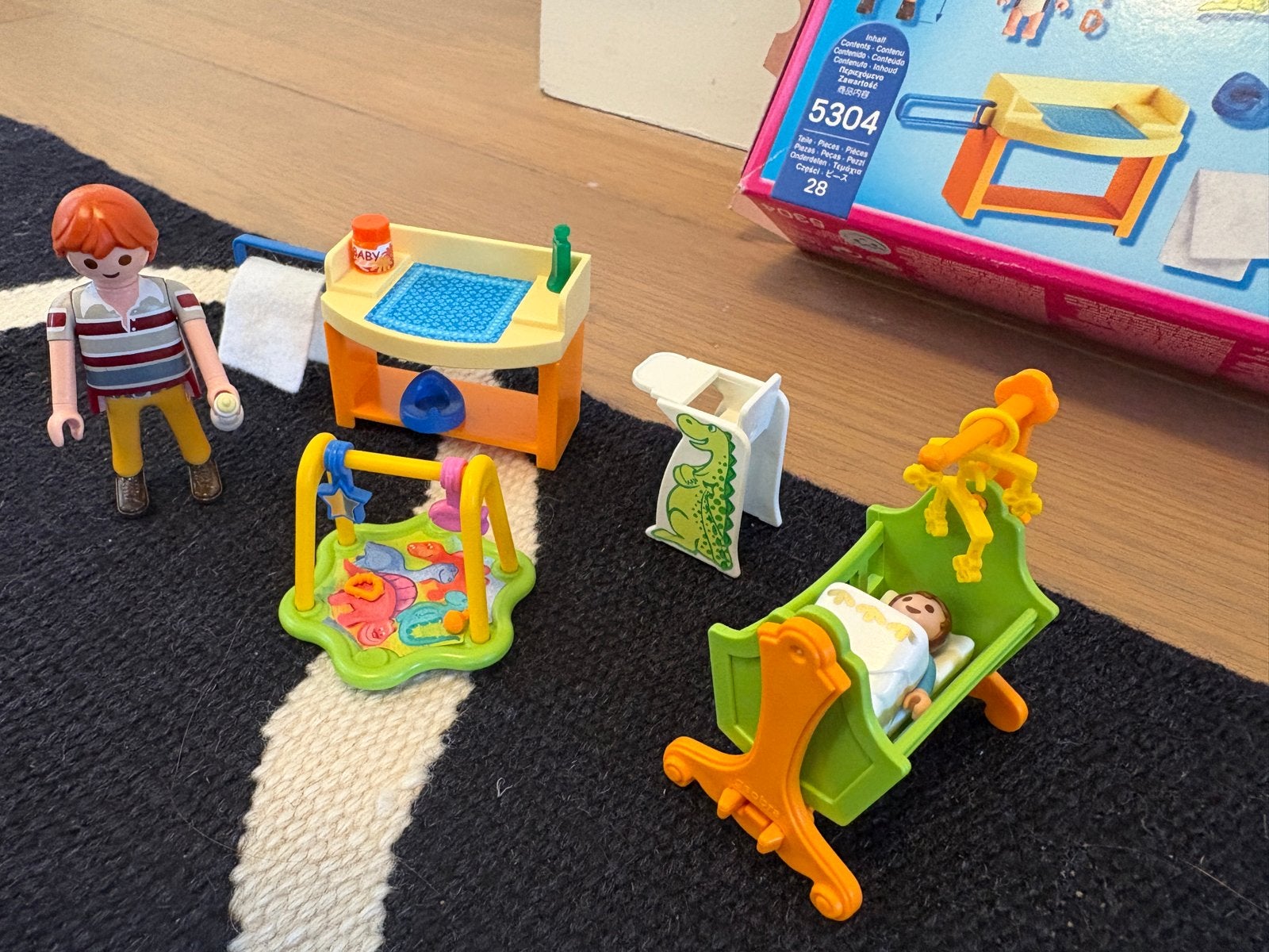 Playmobil 5304 Babykamer met wieg en commode, Complete set, Overige typen, Ophalen of Verzenden, Zo goed als nieuw