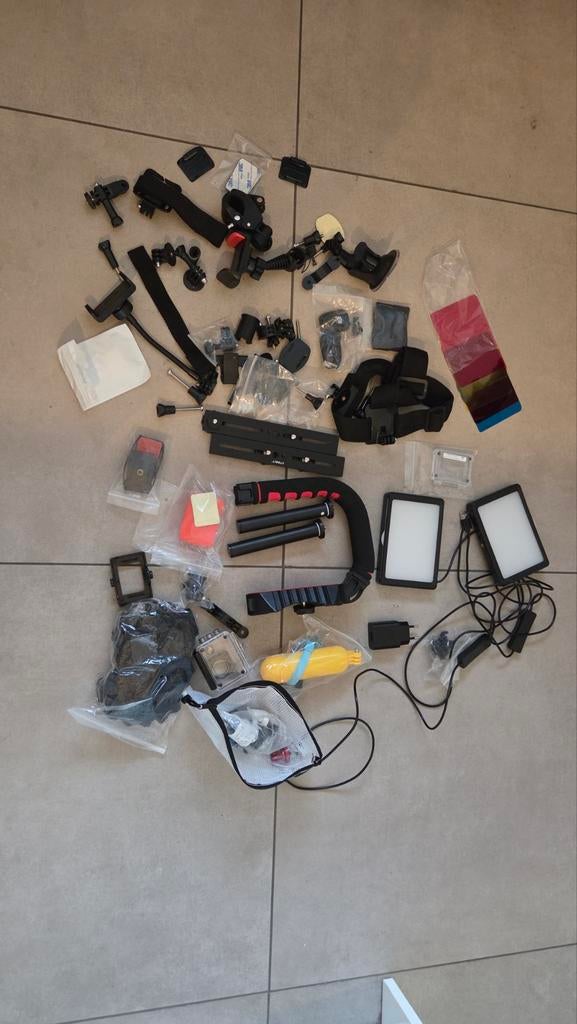 GoPro accesoires, gratis verzending, Audio, Tv en Foto, Actiecamera's, Ophalen of Verzenden, GoPro