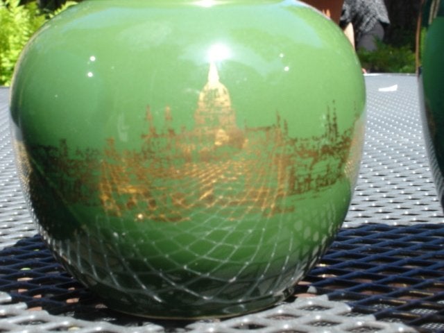 Diverse gemberpotten groen en blauwgroen en uit China, Antiek en Kunst, Antiek | Keramiek en Aardewerk, Ophalen of Verzenden