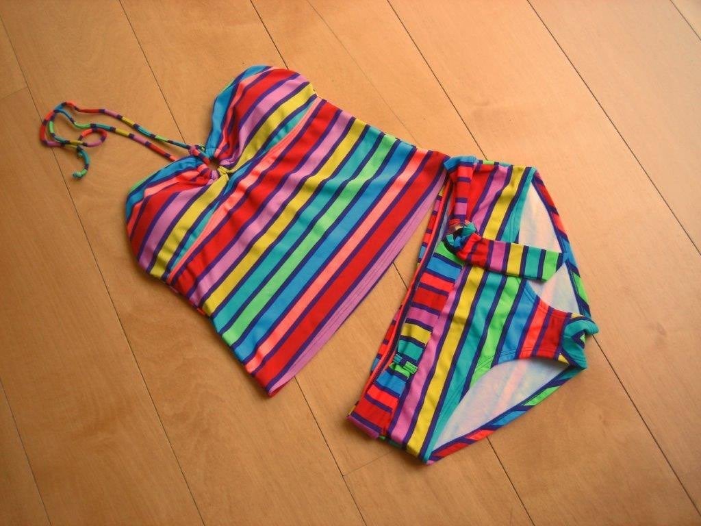 Fleurige regenboogkleuren tankini BEACHWAVE 40 snazzeys, Beachwave, Overige typen, Nieuw, Meerkleurig