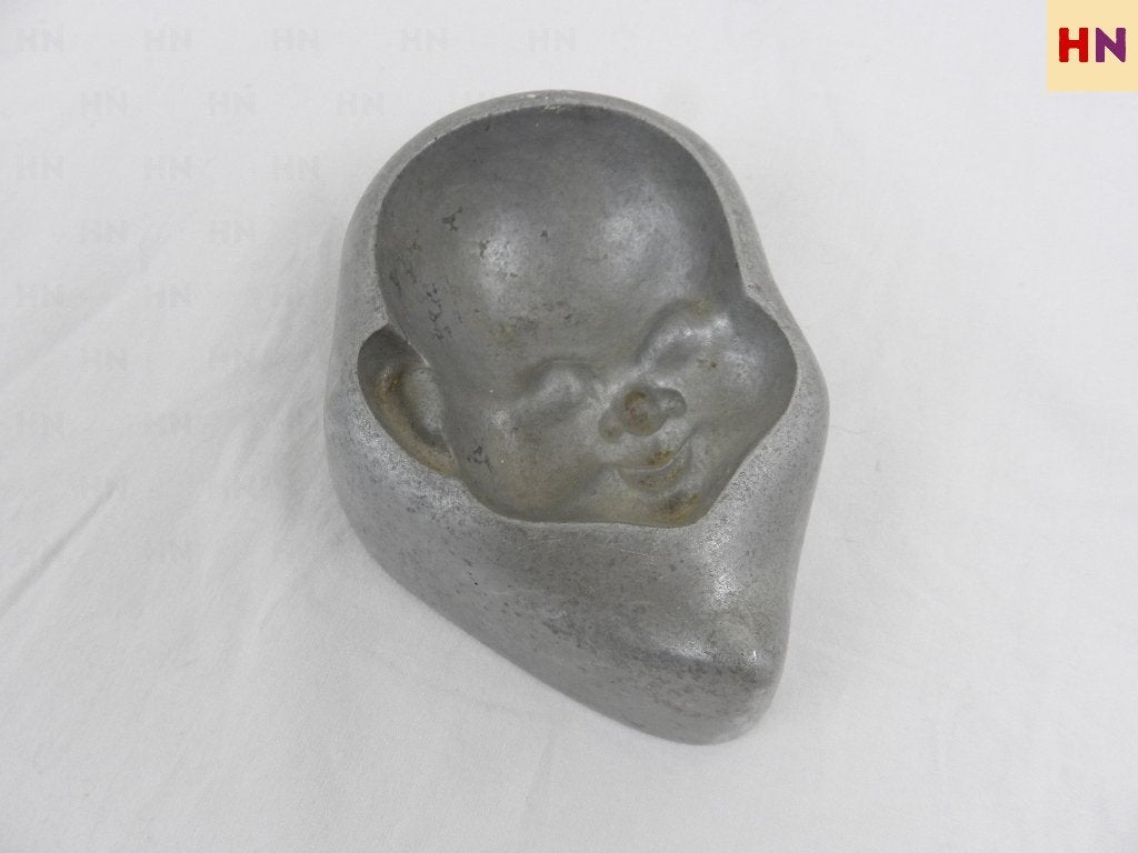 Zeldzame vintage aluminium poppenmallen V. LAERE LEIDEN, Ophalen of Verzenden