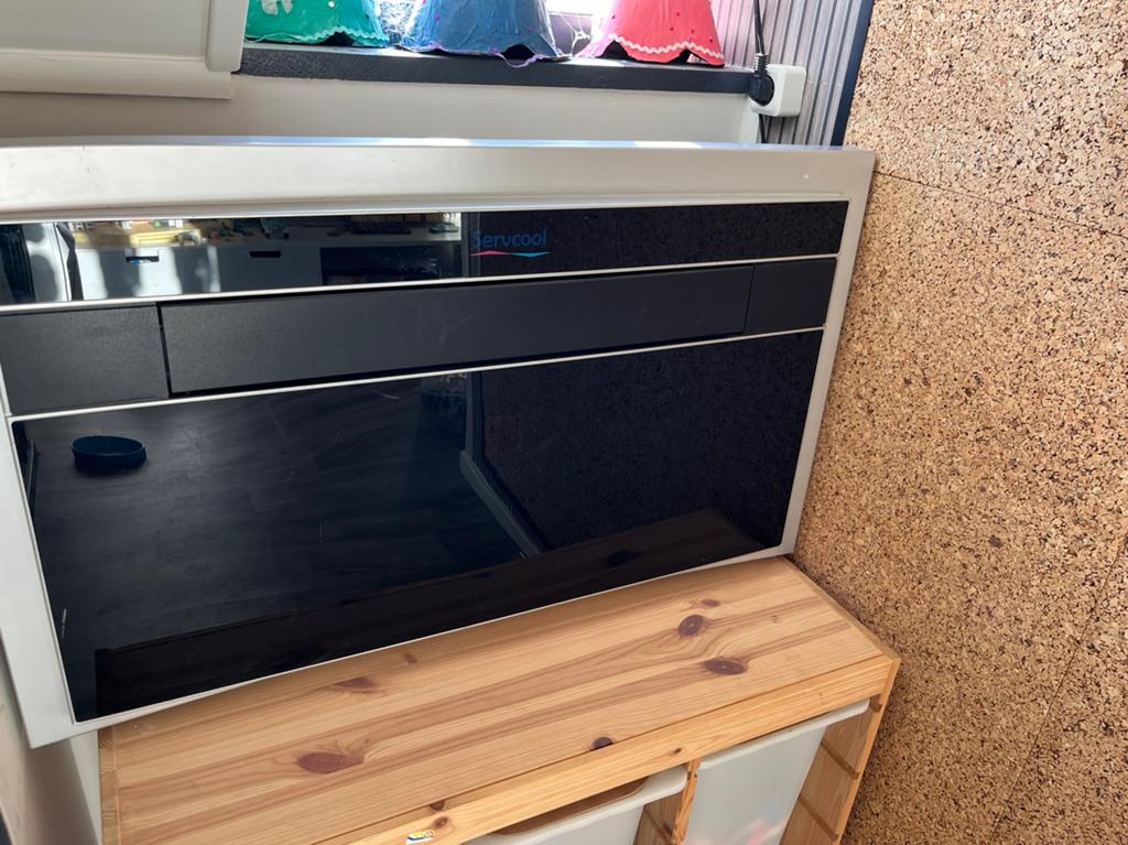 Servcool monoblock airco, Ophalen, Gebruikt, 3 snelheden of meer, Afstandsbediening