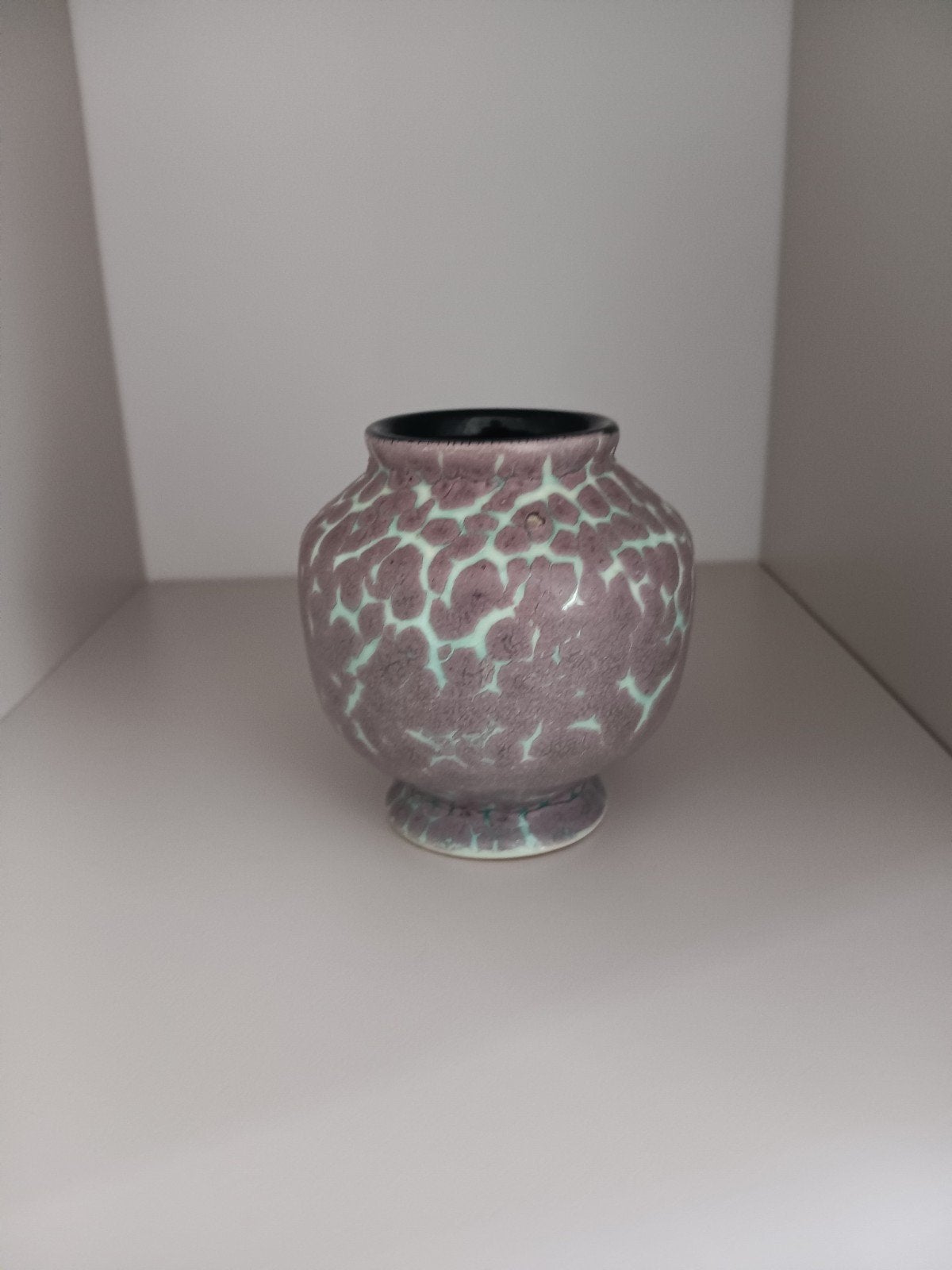Decoratief aardewerk potje, gesigneerd, Japandi stijl, Antiek en Kunst, Ophalen of Verzenden