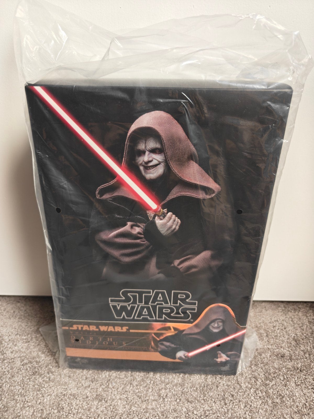 Hot Toys Revenge of the Sith Darth Sidious Star Wars, Ophalen of Verzenden, Zo goed als nieuw, Actiefiguurtje