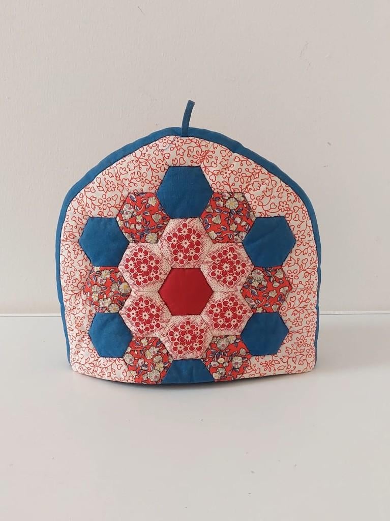 Vintage patchwork theemuts thee, Eu, Overige typen, Eu, Ophalen of Verzenden