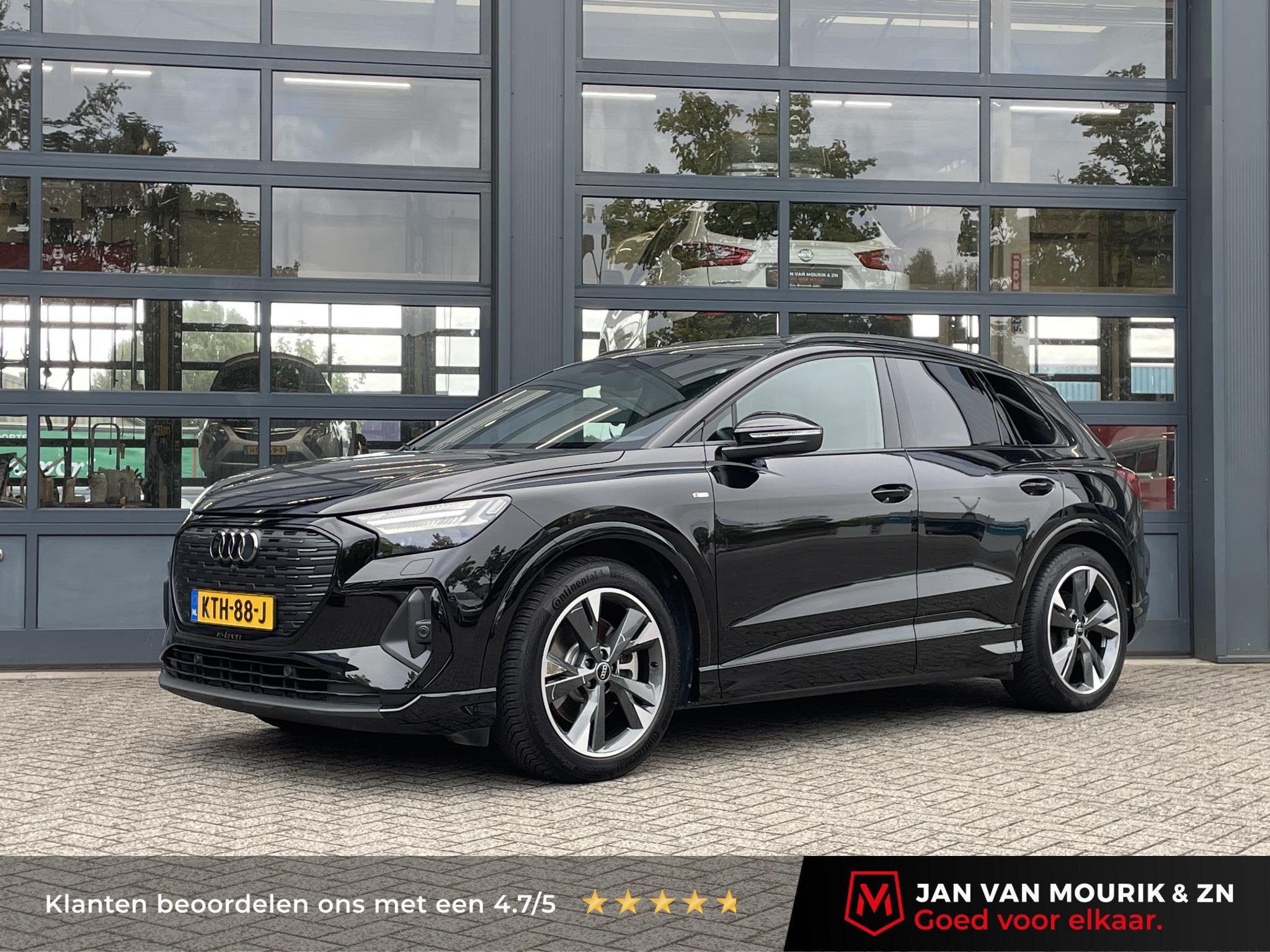 Audi Q4 e-tron 45 quattro S-Line Edition 82 kWh | SOH 100% |, Auto's, Gebruikt, 82 kWh, Met garantie (alle), Leder en Stof