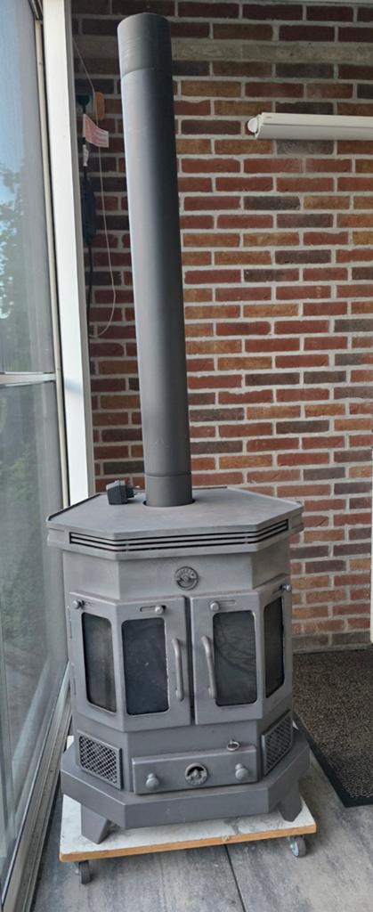 Brabas houtkachel, Huis en Inrichting, Kachels, Ophalen, Gebruikt, Hout, Houtkachel
