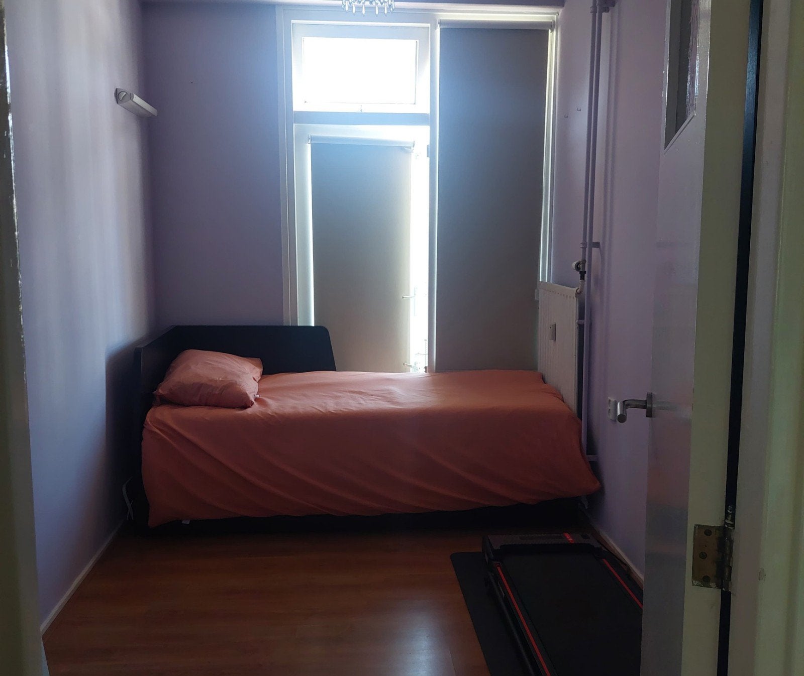 IKEA FLEKKE bed, zwart-bruin, 80x200 cm, Huis en Inrichting, Slaapkamer | Bedden, Ophalen, Gebruikt, Zwart, 80 cm