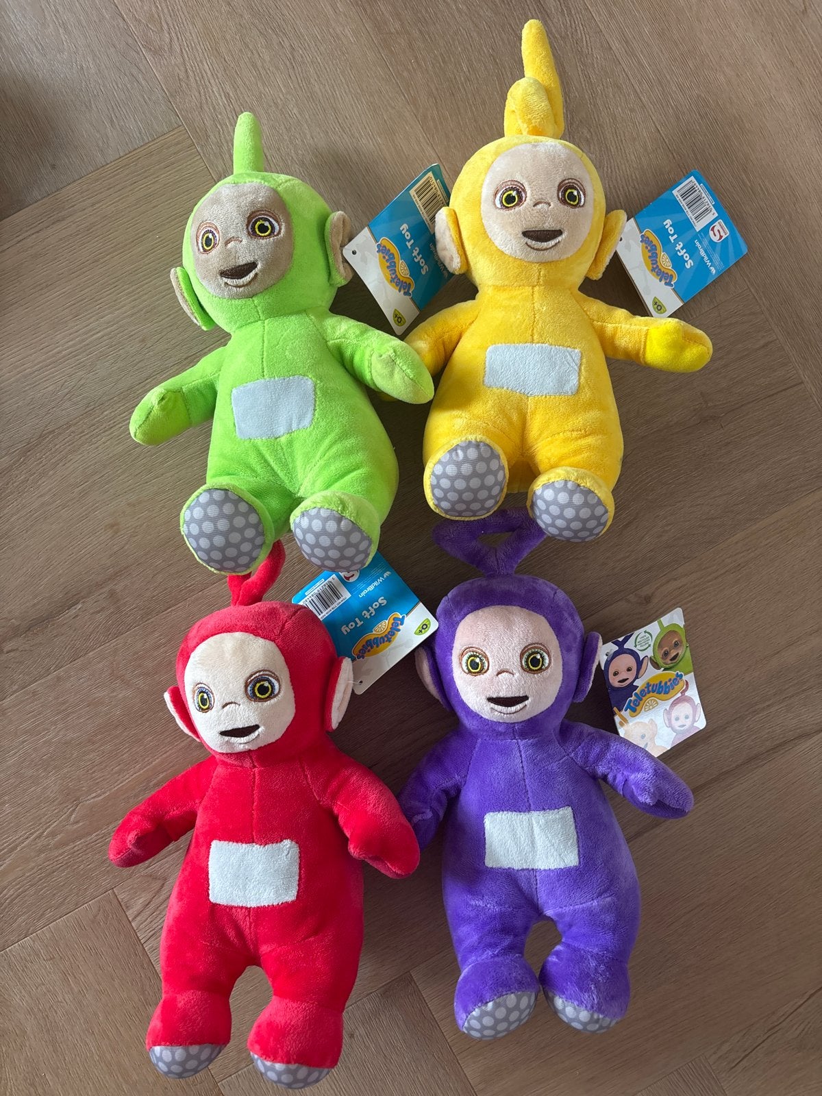 Nieuwe Teletubbies knuffels met kaartje, Overige karakters, Ophalen of Verzenden, Nieuw, Met label