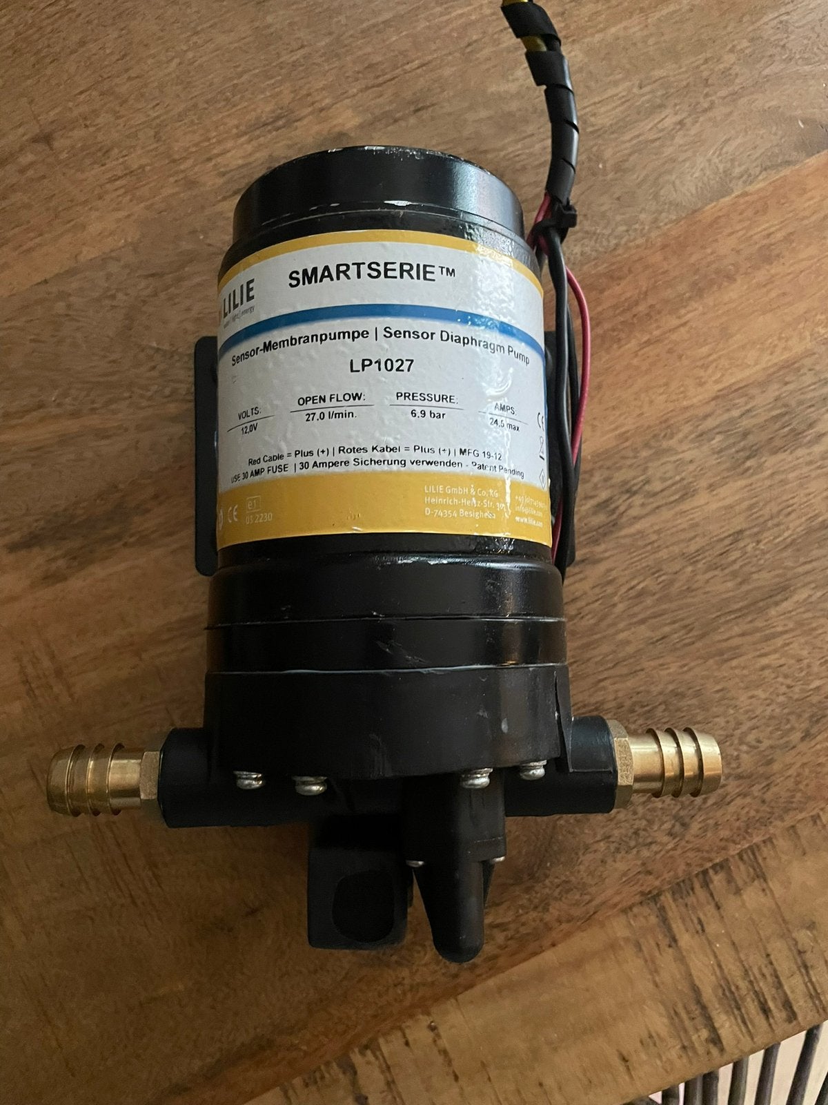 LULIE Sensor-Membranpumpe LP1027 12V Waterpomp, Ophalen of Verzenden, Gebruikt