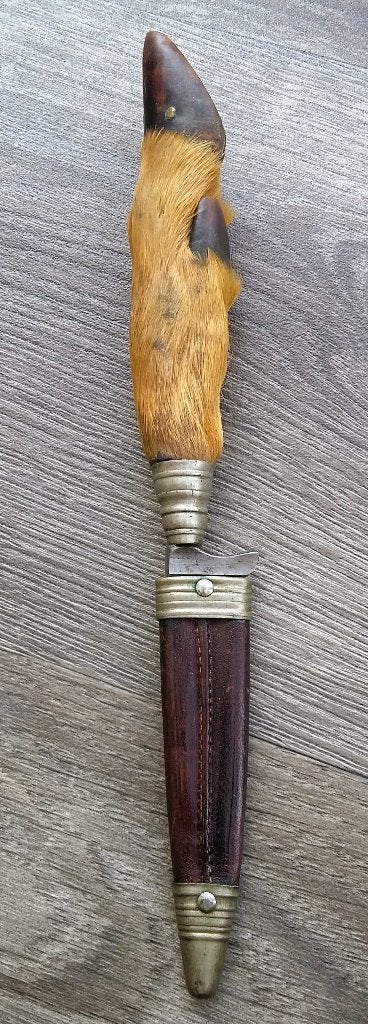 Omstreeks 1925 - 1935 Jagersmes Mes Dolk Jager Jacht Jagen, Ophalen of Verzenden