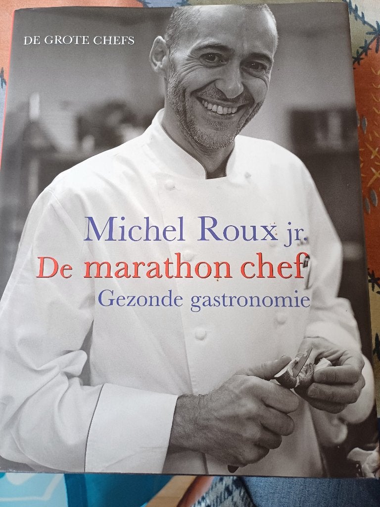 Michel roux j.r.de marathon chef.hardcover., Ophalen, Gelezen, Michel roux j.r, Frankrijk