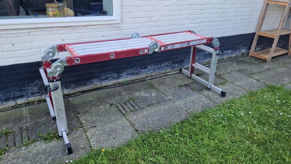 Altrex Varitrex Do-it-All vouwladder/steiger, Ophalen, Zo goed als nieuw, Ladder, Opvouwbaar of Inschuifbaar