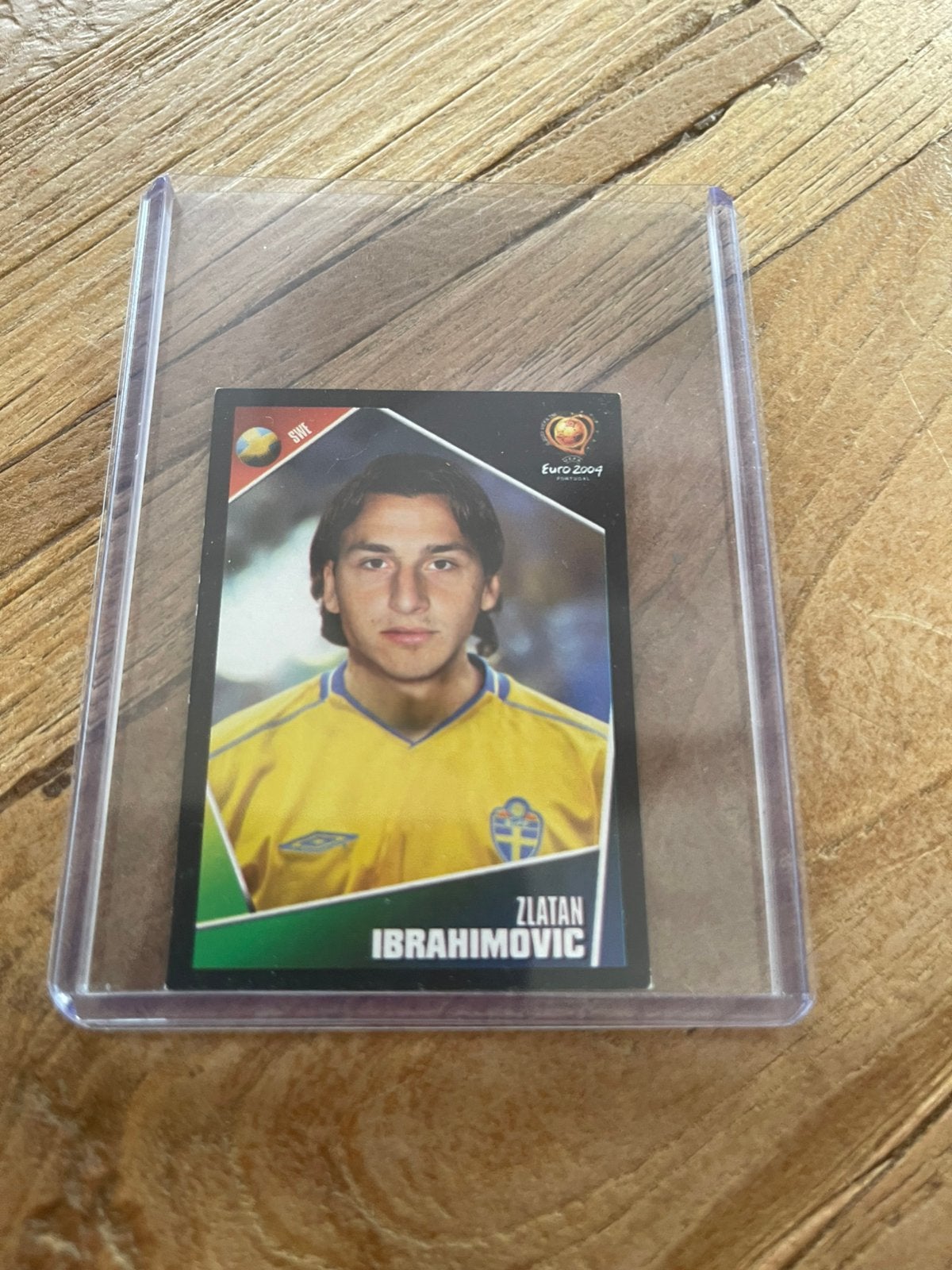 Zlatan Ibrahimovic Zweden Rookie EK 2004 Panini, Ophalen of Verzenden, Zo goed als nieuw, Plaatje