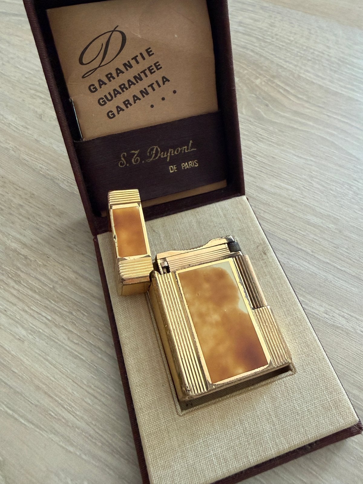 St. Dupont aansteker full set, Ophalen of Verzenden, Gebruikt, Aansteker