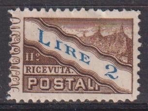 San Marino 1945 Pakketzegel plakker, Verzenden, Postfris, Overige thema's