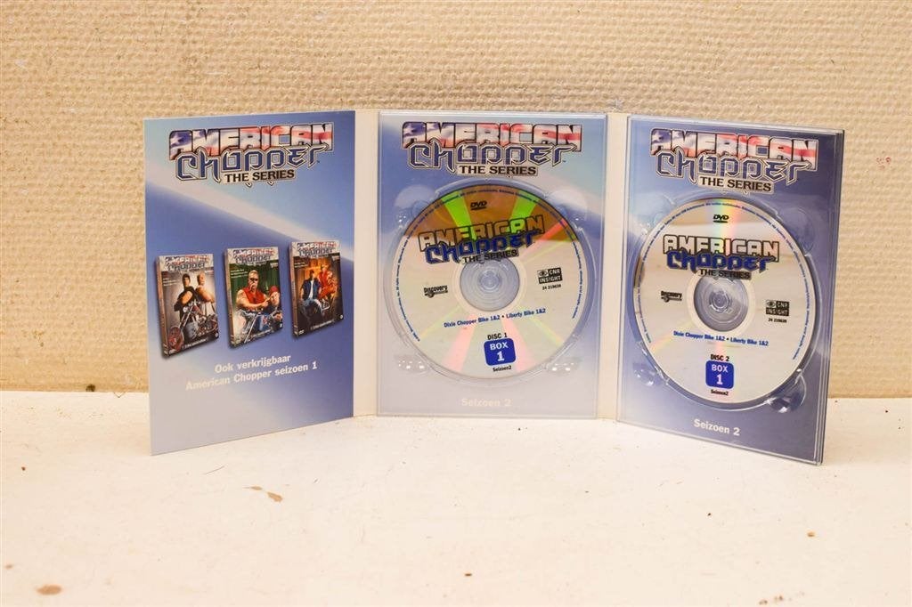 2 dvd box American Chopper The Series 48923, Ophalen of Verzenden, Gebruikt