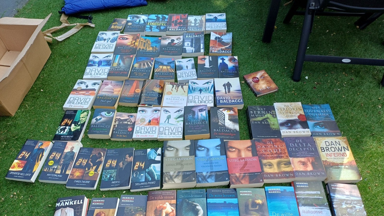 Grote collectie thrillers van Baldacci, Mankell, Larsson, Boeken, Detectives, Ophalen