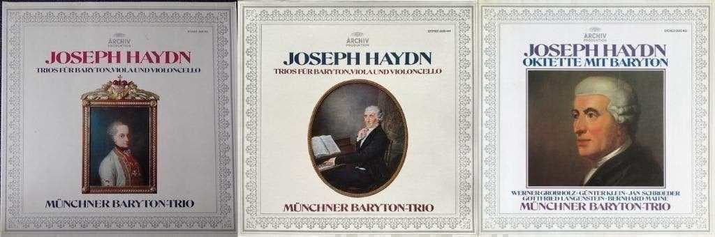 Joseph Haydn-Münchner Baryton-Trio Viola Und Violoncello 3LP, Kamermuziek, Ophalen of Verzenden, Zo goed als nieuw, 12 inch