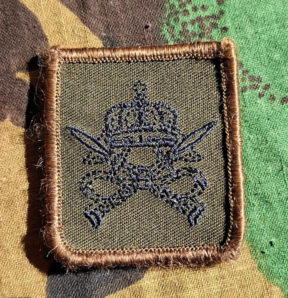 Borstembleem Koninklijke Militaire School KMS, Ophalen of Verzenden, Landmacht, Nederland