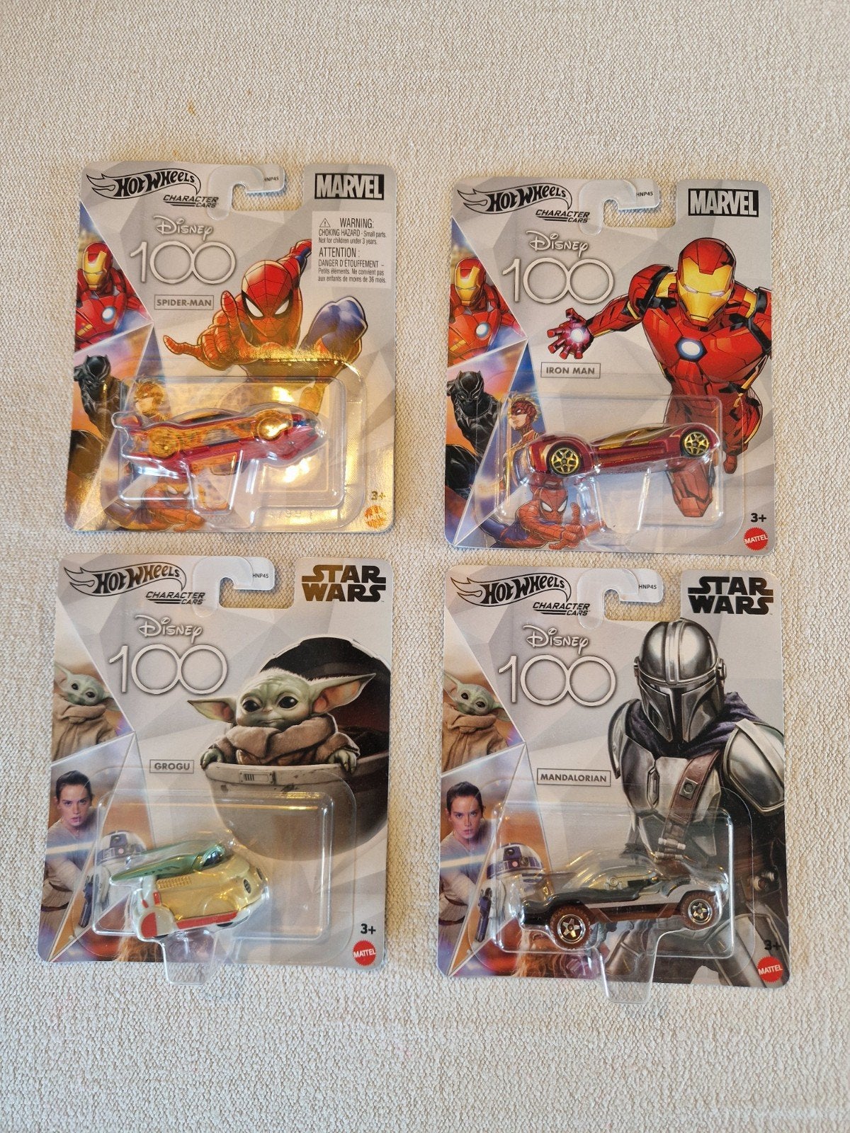 Hot Wheels Disney 100 Character Cars - Marvel & Star Wars, Ophalen of Verzenden, Nieuw