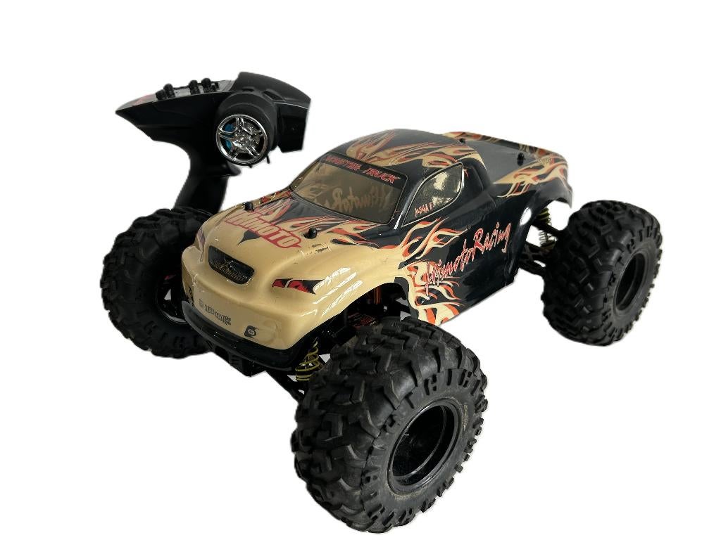 Himoto XT10 4WD 1/10 rc auto, Elektro, Gebruikt, Auto offroad, Ophalen of Verzenden