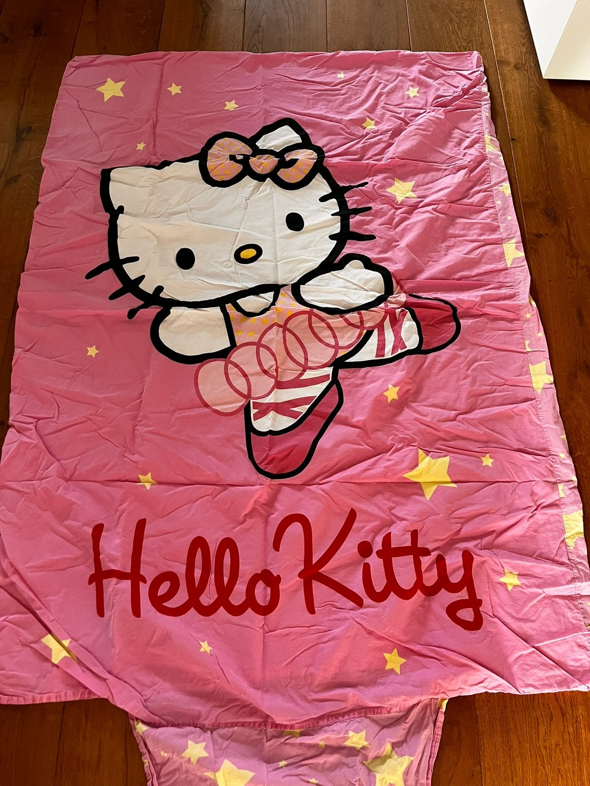 Hello Kitty dekbedhoes, Meisje, Dekbedovertrek, Ophalen of Verzenden, Zo goed als nieuw
