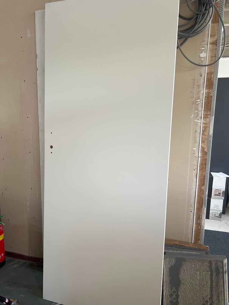 Witte binnendeur, zo goed als nieuw 4 stuks, Doe-het-zelf en Verbouw, Deuren en Horren, Info svedex, 80 tot 100 cm, Binnendeur