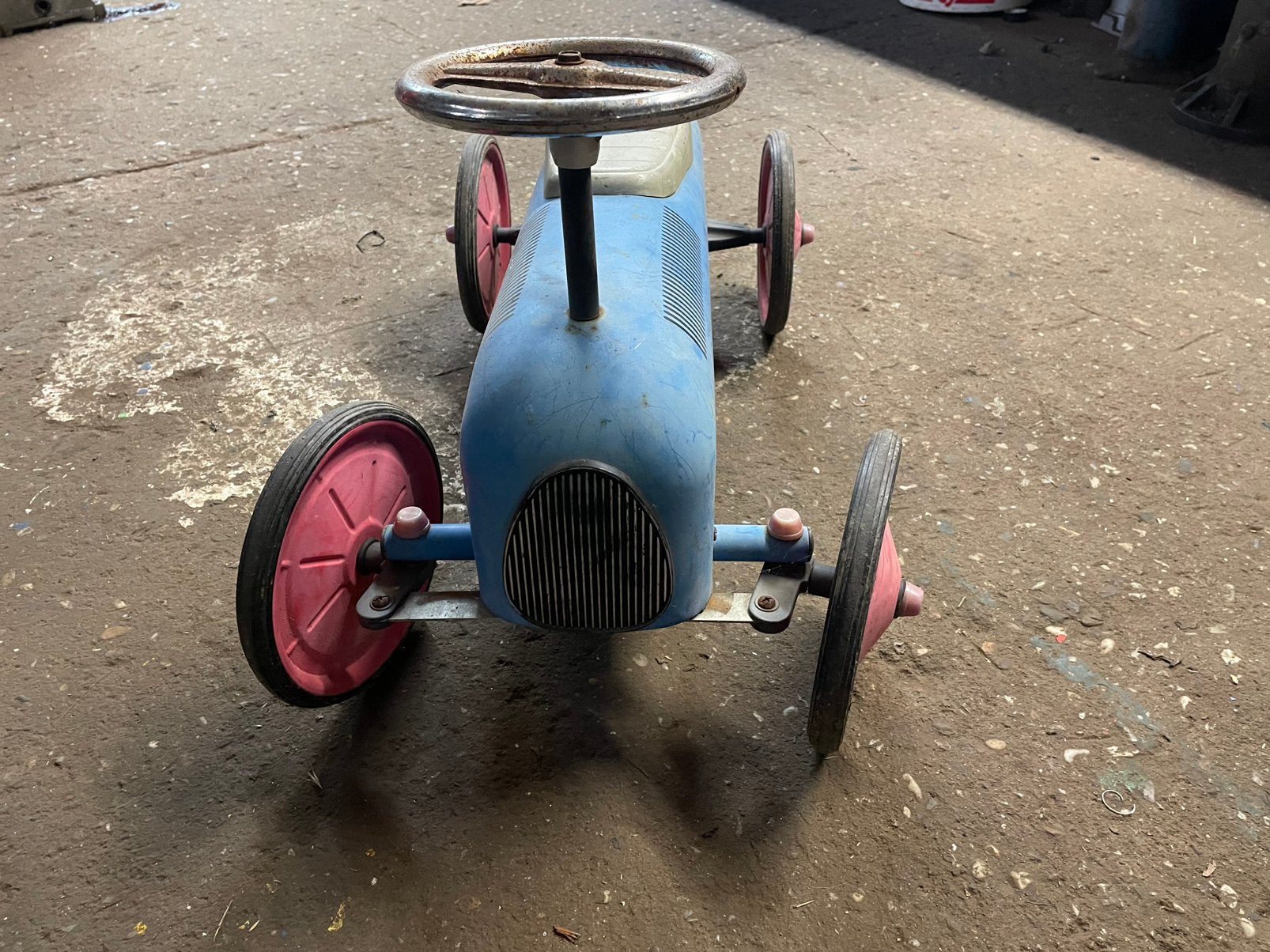 Metalen loop fiets / auto, Ophalen, Gebruikt, Overige merken