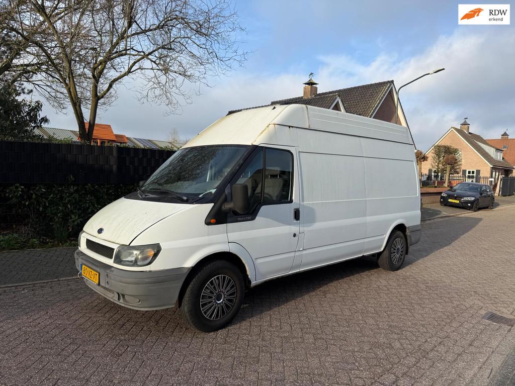 Ford Transit 350L 2.4TDdi SHD Lang hoog, Auto's, Achterwielaandrijving, Gebruikt, 2500 kg, Origineel Nederlands