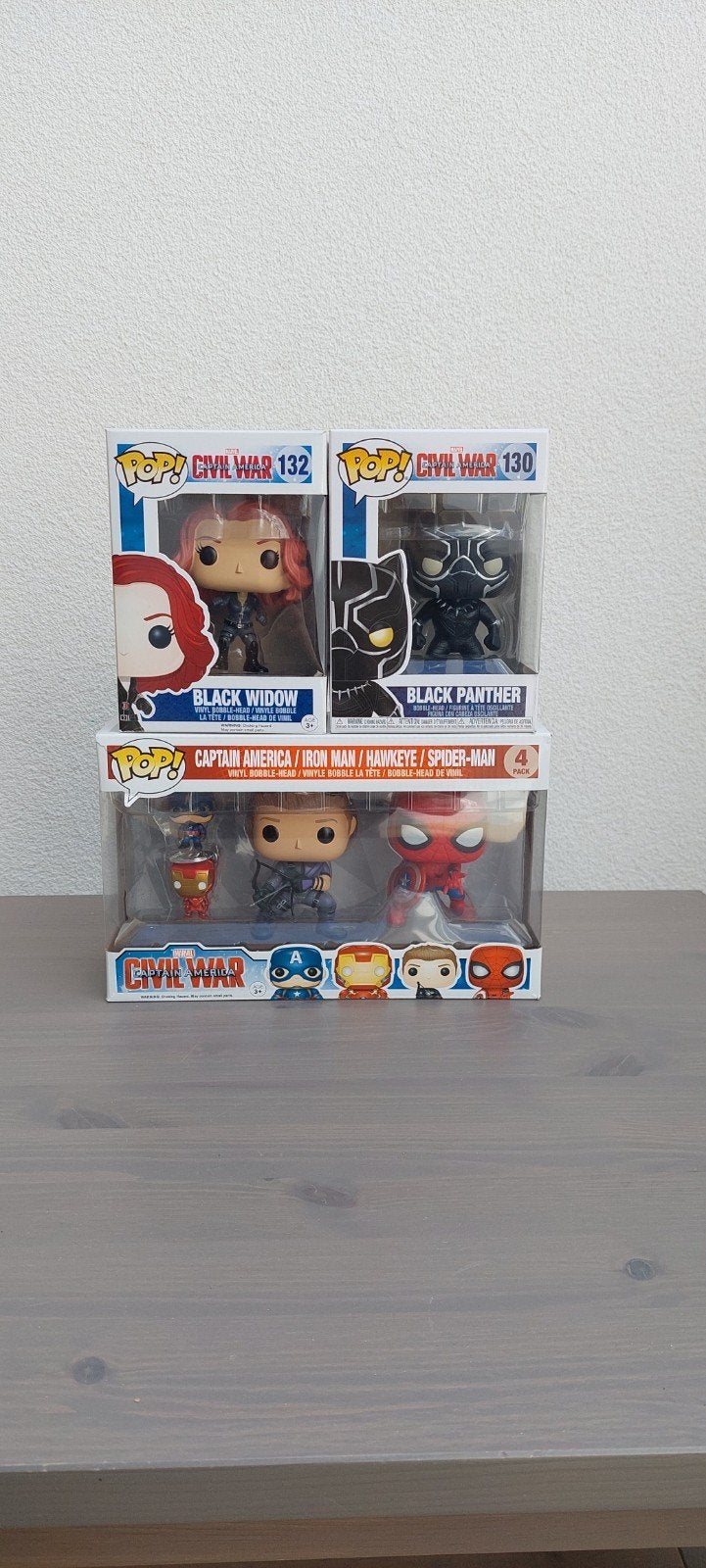 Civil War Funko Pop Set, Verzamelen, Poppetjes en Figuurtjes, Ophalen of Verzenden, Zo goed als nieuw