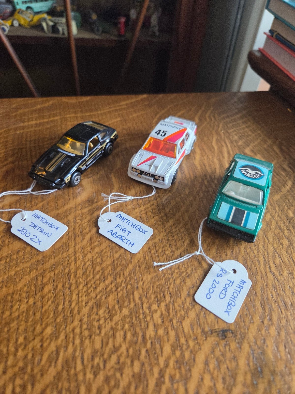 matchbox datsun 280zx fiat abarth ford escort rs 2000 orig., Verzenden, Auto