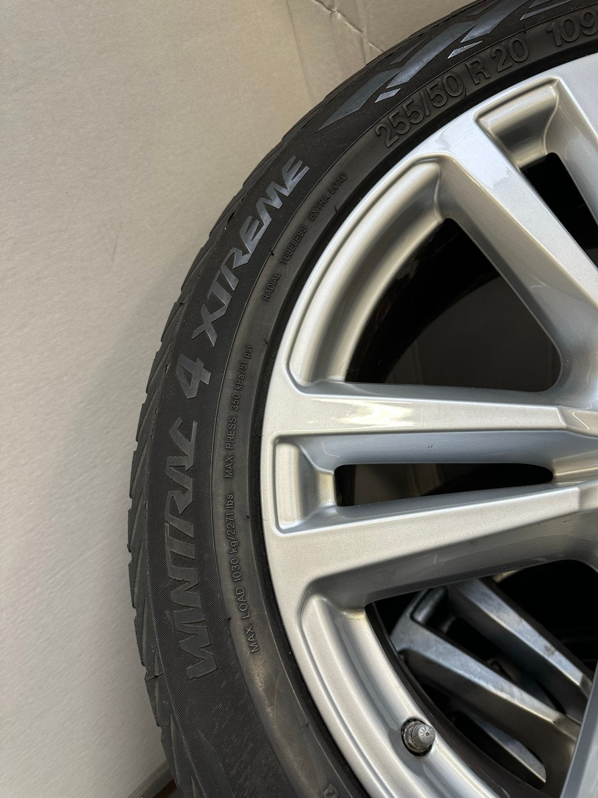 Audi Q7 20 inch velgen met Vredestein Wintrac 4 Xtreme band, Ophalen, Gebruikt