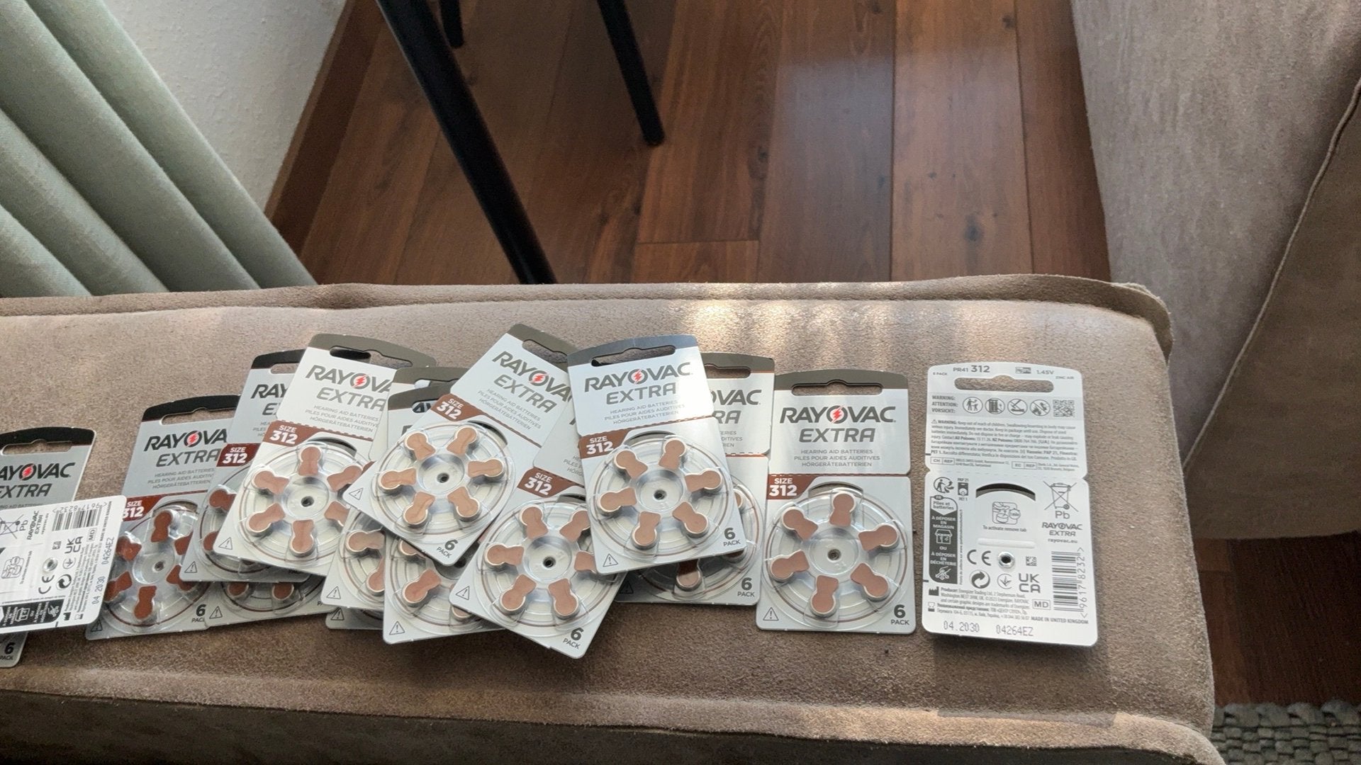 312 hoortoestel batterijen nieuw 96 stuks, Diversen, Ophalen, Nieuw
