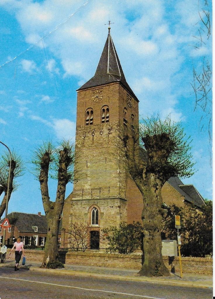 F627 Gelopen ansichtkaart zelhem nh kerk, Verzamelen, Ansichtkaarten | Nederland, Verzenden, 1980 tot heden, Gelopen