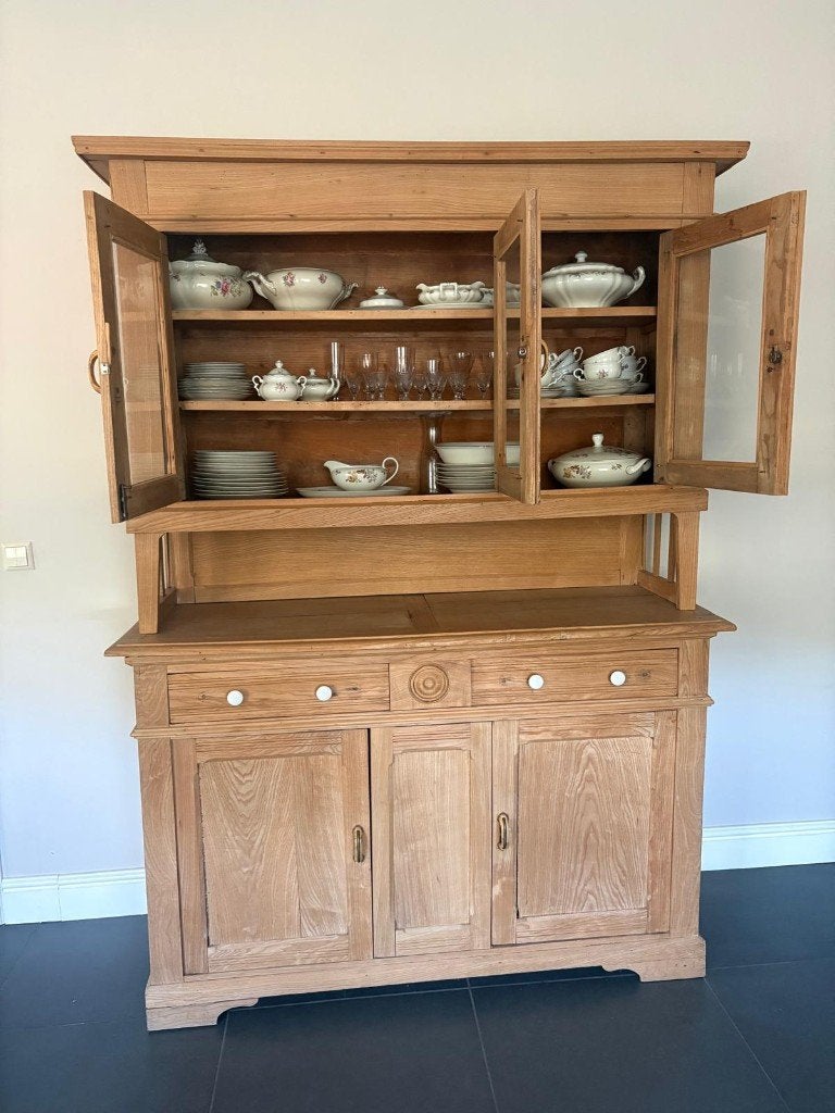 Buffetkast grenen, Huis en Inrichting, Kasten | Buffetkasten, Ophalen, Gebruikt, 100 tot 150 cm, 200 cm of meer