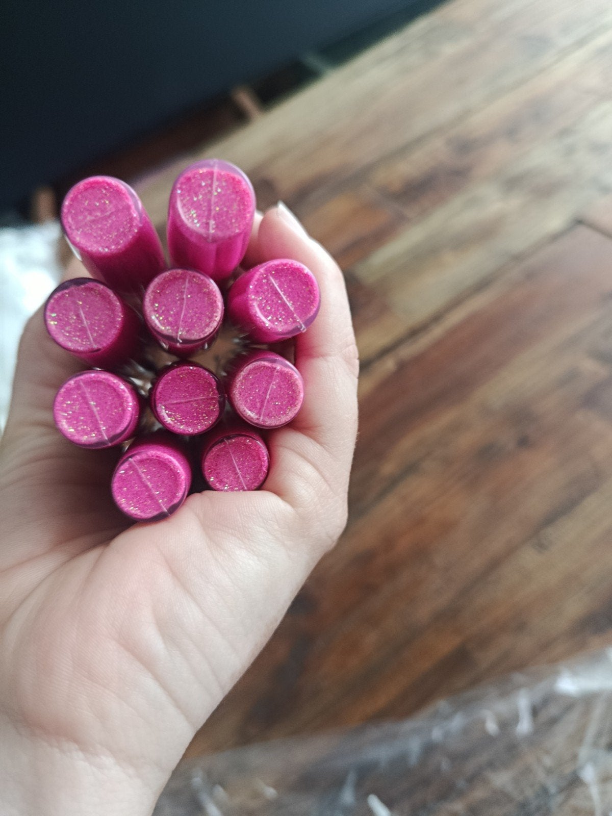 10 x Eyeliner Glitter roze, Ophalen of Verzenden, Nieuw, Roze, Lippen