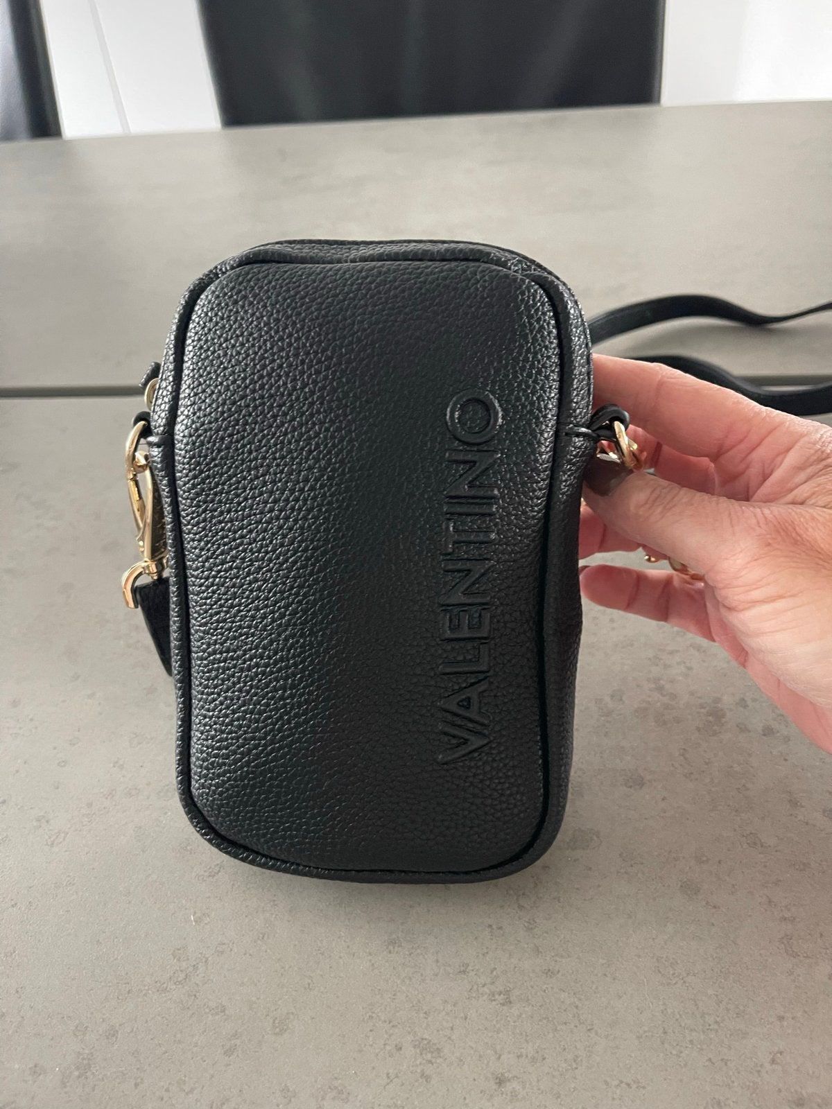 Valentino Bags Cross Body Telefoontasje Zwart, Ophalen of Verzenden, Zo goed als nieuw, Zwart, Schoudertasje