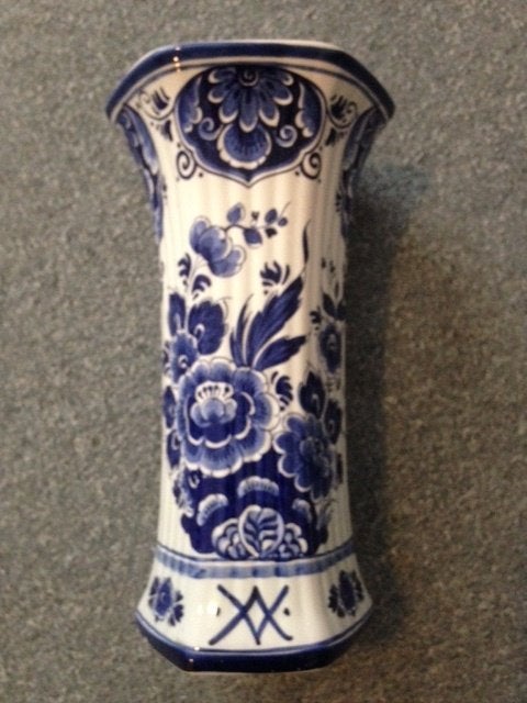 te koop prachtige antieke Delfts blauwe vaas, Ophalen of Verzenden