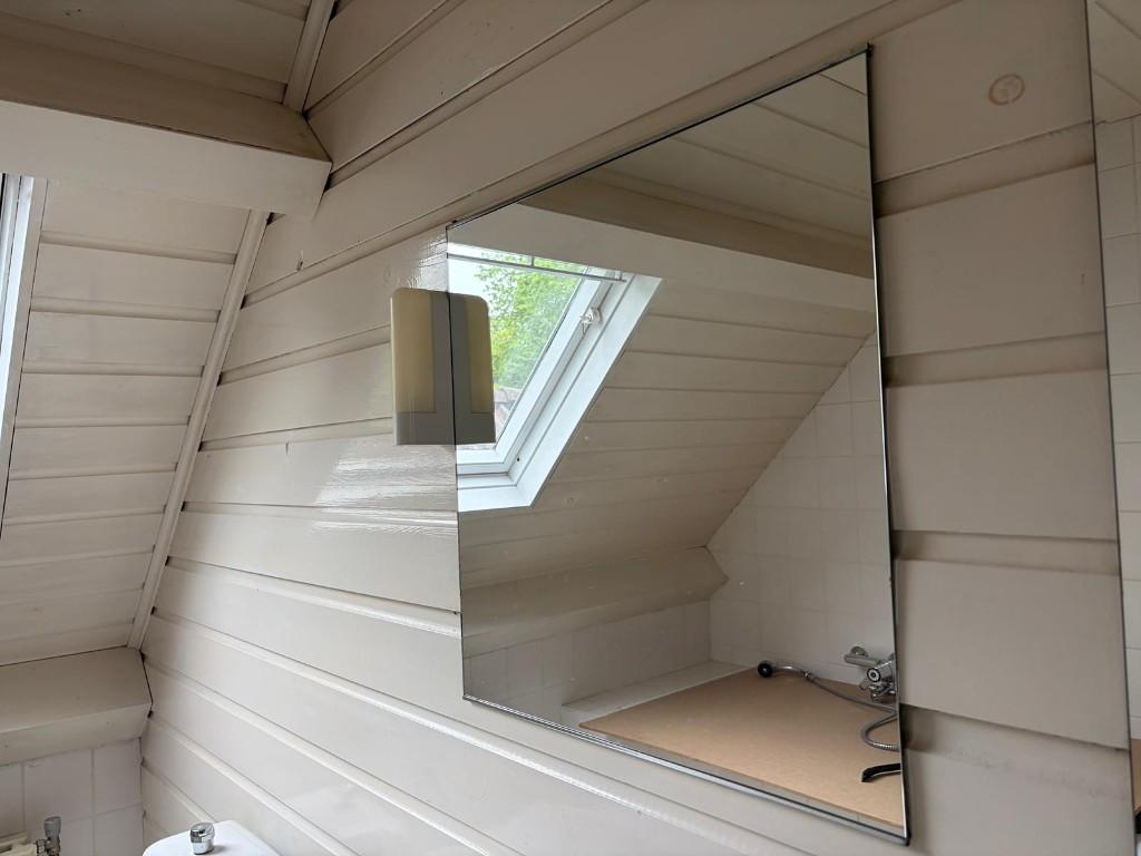 spiegel, Huis en Inrichting, Woonaccessoires | Spiegels, Ophalen, Zo goed als nieuw, Minder dan 100 cm, Rechthoekig
