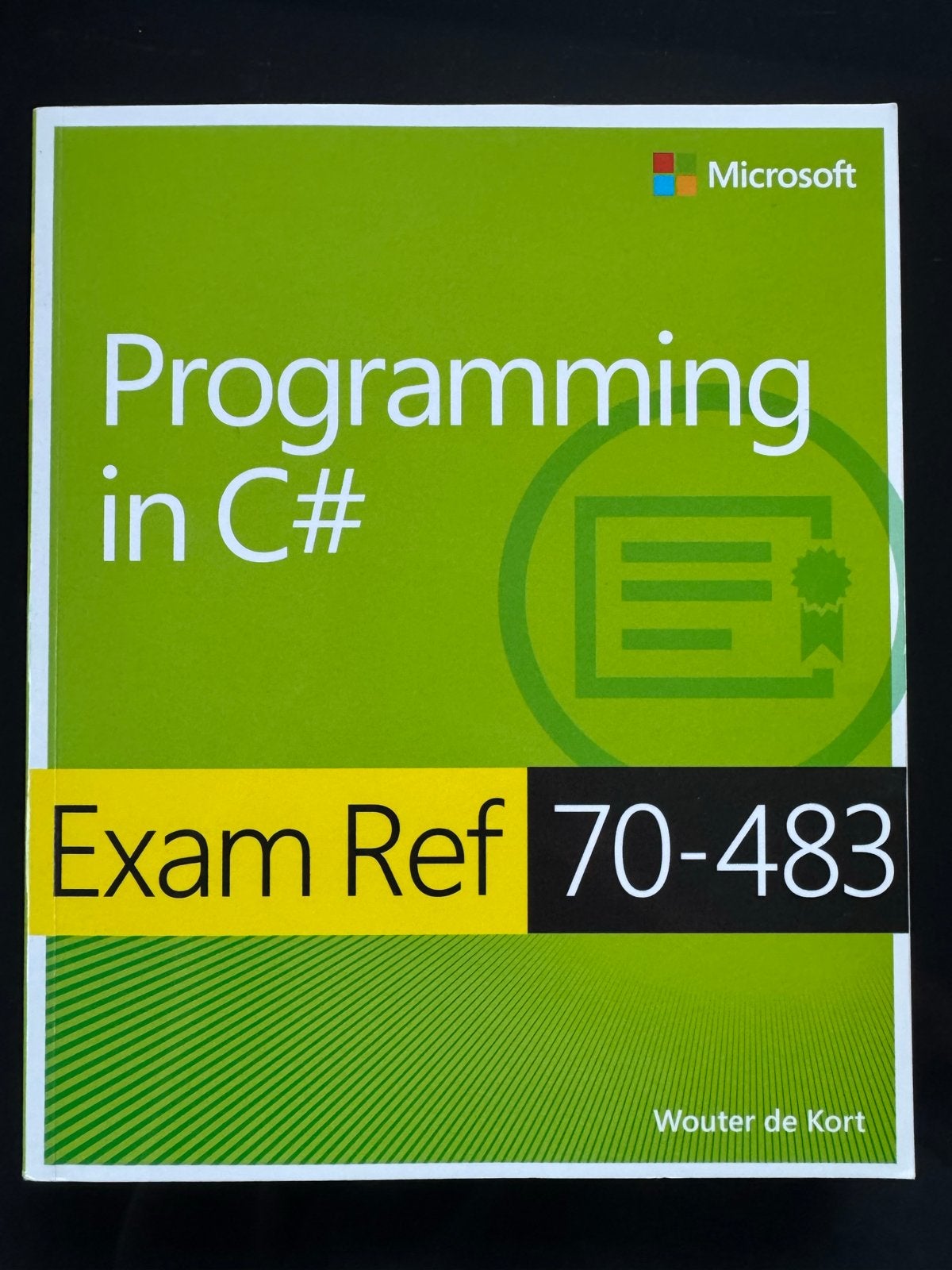 Programming in C# Exam Ref 70-483 - Wouter de Kort, Boeken, Ophalen of Verzenden, Beta, Zo goed als nieuw, HBO