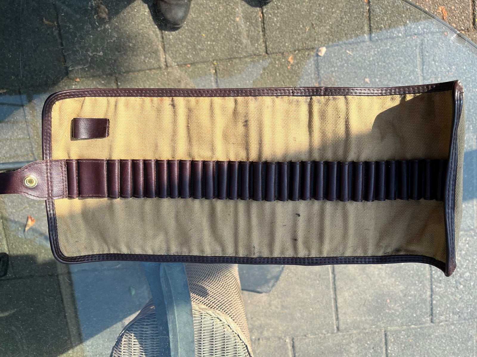 Derwent kleurpotloden etui - Canvas oprolbaar, Hobby en Vrije tijd, Tekenen, Ophalen of Verzenden, Gebruikt, Overige typen