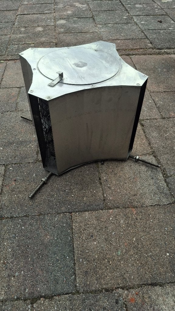 Firemaster RVS schoorsteenkap, Ophalen, Zo goed als nieuw, Inbouwhaard, Overige soorten