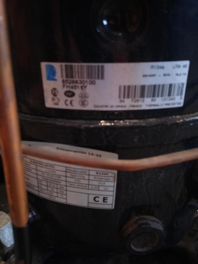 L unite tfh koelcompressor, Ophalen of Verzenden, Gebruikt, Metaal