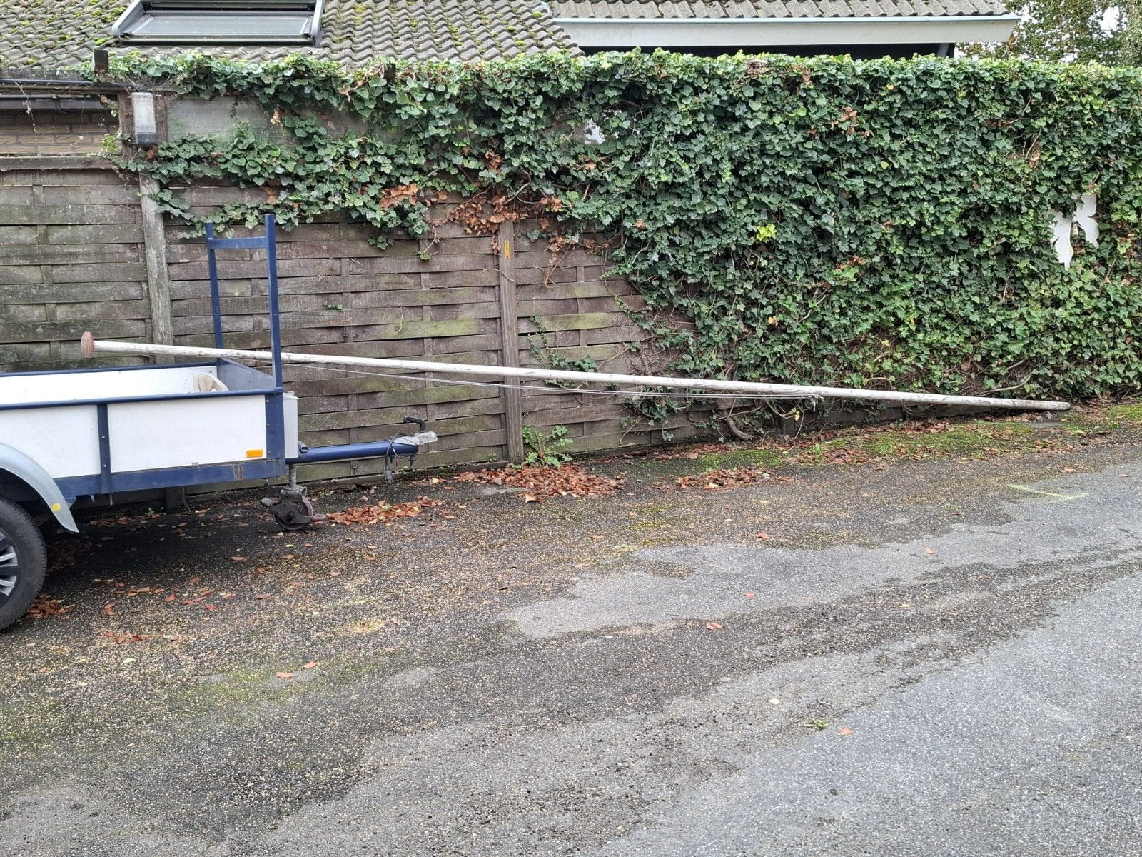 Vlaggenmast, Ophalen, Gebruikt