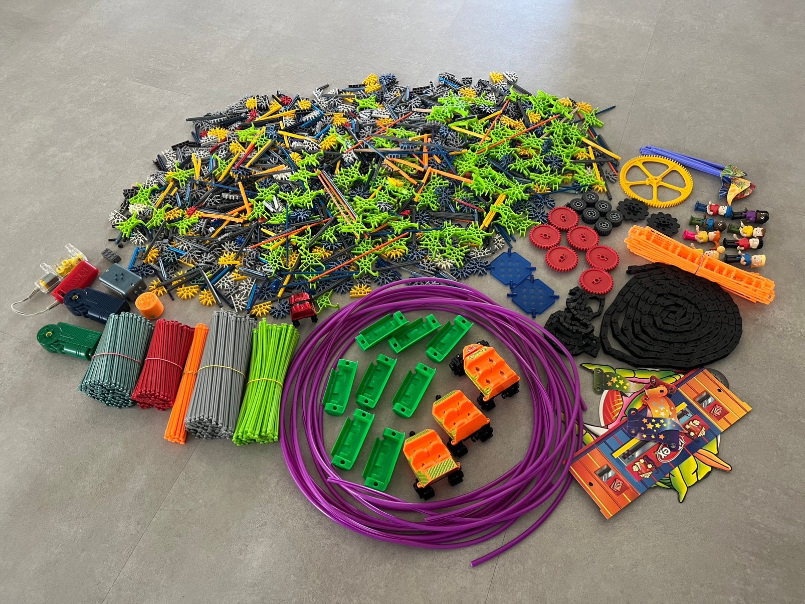 K’nex speelgoed, grote partij!, Ophalen, Gebruikt, Bouwen, Met geluid