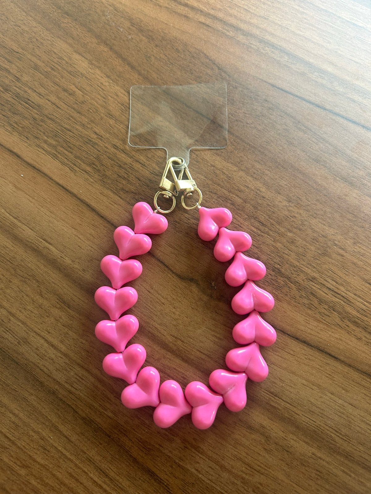 Roze hartjes telefoonkoord - Nieuw, Ophalen of Verzenden, Nieuw, Overige typen